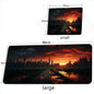 Game G-GTA-6 Mouse Pad Sunset Landscape Large Game Table Mats XXL Rubber Anti-slip HD Gaming Keyboard Mousepads Long Desk Mat