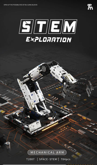 Multi-Axis mechanical Arm Programmable Building Blocks 5 in 1 robot Remote Control toys Interactive STEM Learning children gift