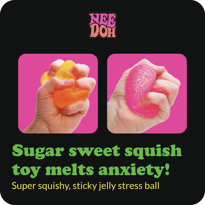 New Schylling Mini Candy NeeDoh Gumdrop Soft Squeeze Sensory Fidget Toy Stress Relief Blind Box for All Ages 3 and Up