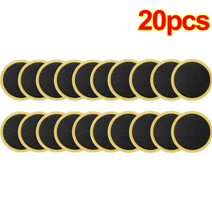 30/20/10PCS Bicycle Glue-free Tire Patches Tool Quick Repairing Tyre Protection Patch Adhesive Quick Drying Bike Accessories