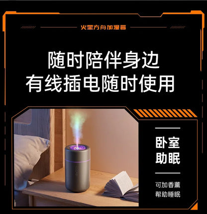 Mini Air Humidifier USB Electric Aroma Essential Oil Diffuser Purifier Aromatherapy Mist Maker Color Lights For Car Home Bedroom