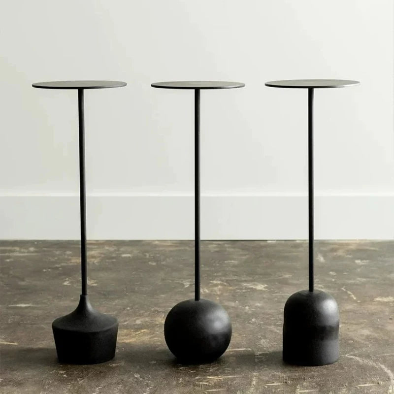 Designer Cement Mini Side Table Minimalist Accent End Table Apartment Sofa Coffee Table Aesthetic Home Furniture for Living Room
