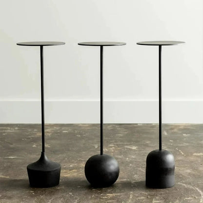 Designer Cement Mini Side Table Minimalist Accent End Table Apartment Sofa Coffee Table Aesthetic Home Furniture for Living Room