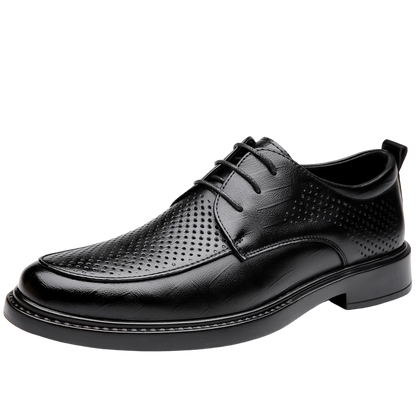 2026 Summer Hollow Out Breathable Deodorant Genuine Leather Business Dress Shoes British Style High-end Formal Shoes Hot Sale