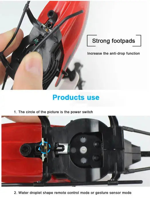 Children's Suspension Sensing Aircraft Indoor Gesture Aircraft Drone Remote Control Helicopter Toy Boy Gift