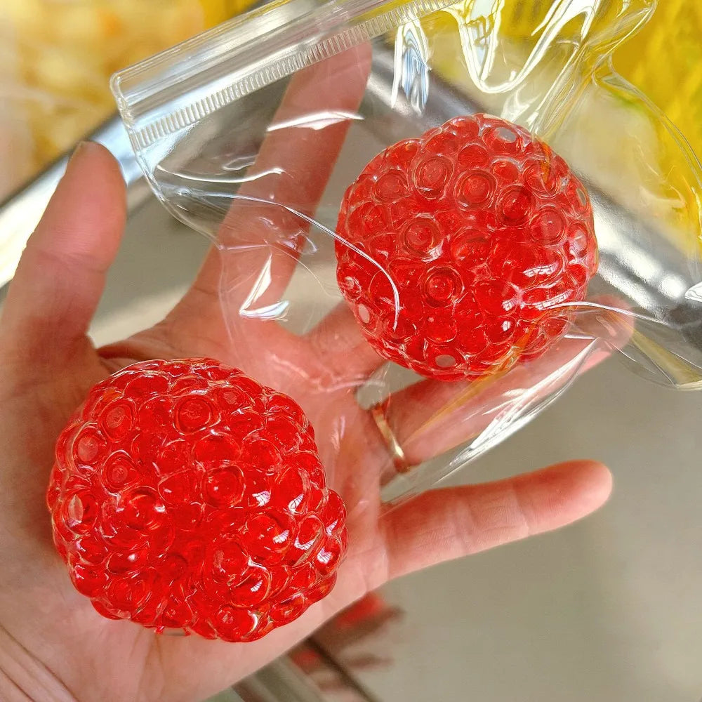 New Super Soft Squishy Balls Textured Moldable Sensory Fidget Toys Crunchy Memory Gel Fidget Toys Stress Relief