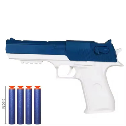 Children Toy Guns Plastic Pistol Manual Handgun Toy Foam Dart Blaster Shooting Model Launcher Kids Outdoor Games Toy Guns Gift