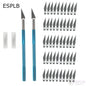Engraving Non-Slip Metal Scalpel Knife Kit + 50/20/10/5pcs #11 Blades Cutter Craft Knives for Mobile Phone PCB Repair Hand Tools