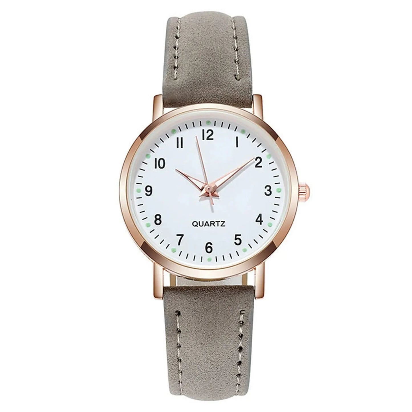 Fashion Women Watches,Vintage-Quartz Watch With Glow-In-The-Dark Design Fashion Business Casual Analog Watch,Girls Clock Gift