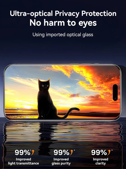 Joyroom 1/2 sztuki Do iPhone'a 17 Pro Max Szkło Antyszpiegowskie Ochronne Szkło Prywatyzujące Do iPhone'a 17 Pro 17 Air Szkło Hartowane