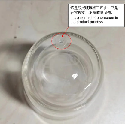 Double Wall Glass Cup Transparent Clear Heat Resistant Tea Drink Cups Mini Whisky Cup Espresso Coffee Cup  Bar Drinkware  Gift