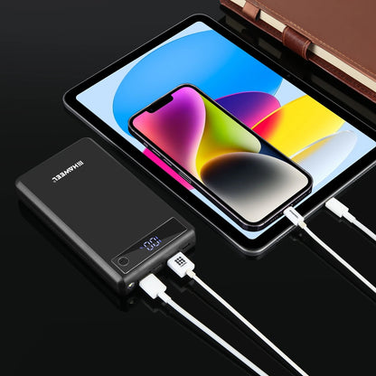 HAWEEL DIY 6 x 18650 Battery 24W Fast Charge Power Bank Box Case with Display Not Include Battery