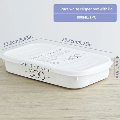 Japanese Frozen Meat Packaging Box Food Grade Refrigerator Storage Fruit Vegetable Preservation Prepare The Dishes Divided Box