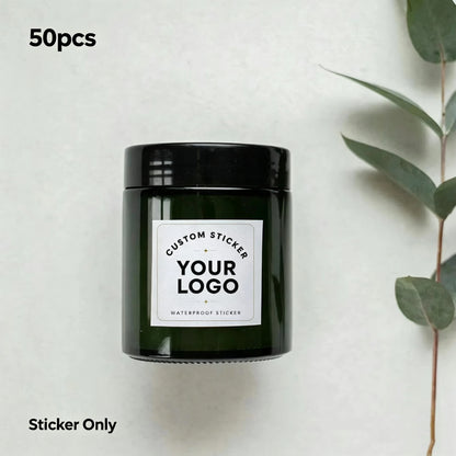 1-100Pcs Square Personalized Custom Stickers, Decor Labels for Holiday Gatherings, Memory Albums & Handmade Keepsakes