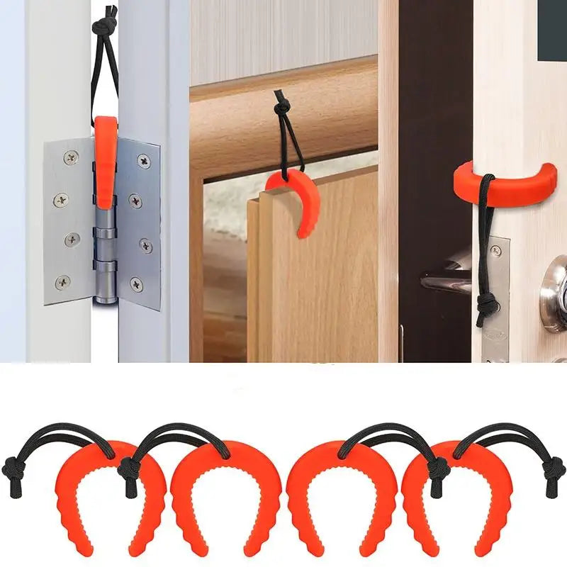 1/2Pcs Door Stopper Wedge Heavy Duty Door Stop for Police Firefighter First Responder Door Holder