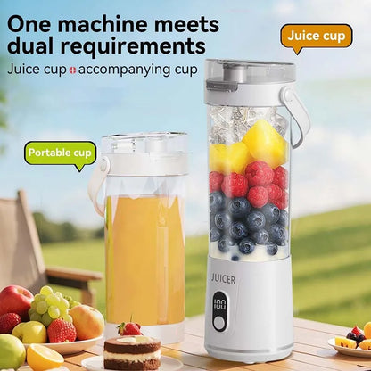 Hot Sale Portable USB Electric Juicer Blender Self-Cleaning Waterproof Mini Smoothie Maker for Home RV Travel Outdoor