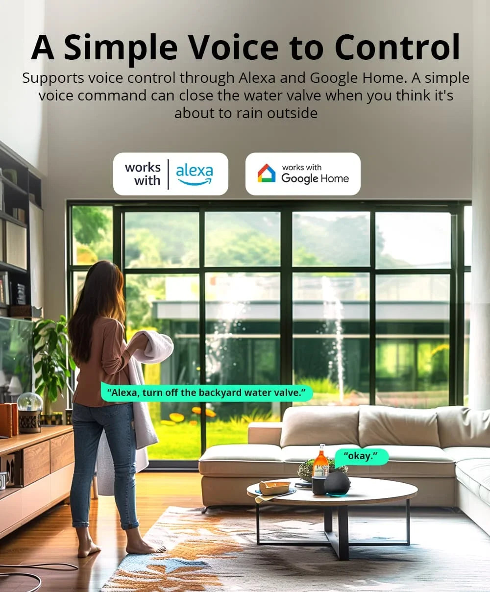 SONOFF SWV SONOFF Water Valve SWV-BSP Zigbee IP55 Irrigation System Setting Controller Home Automate Compatible with Alexa Googl