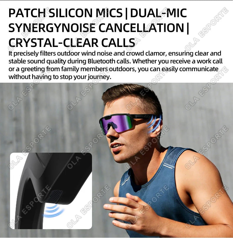 2026 New AI Smart Sports shooting&recording Glasses 800W Camera HD Anti-shake Bicycle Riding Shooting Artifact Windproof Goggle