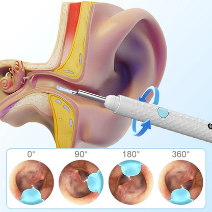 Smart Visual Ear Sticks HD1080P 4.2MM Camera WIFI Ear Pick Ear Cleaner Ear Spoon Wireless Endoscope Health Care Waterproof 6LEDs