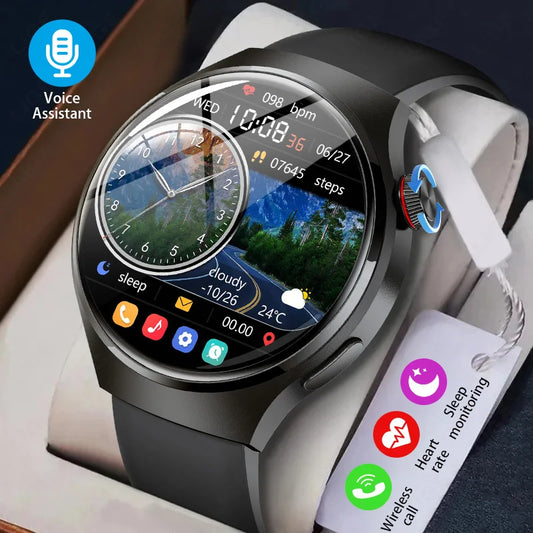 LIGE Men's Smart Watch Outdoor Sports Watches Heart Rate Blood Oxygen Monitoring Motion Trajectory Bluetooth Call Smartwatch