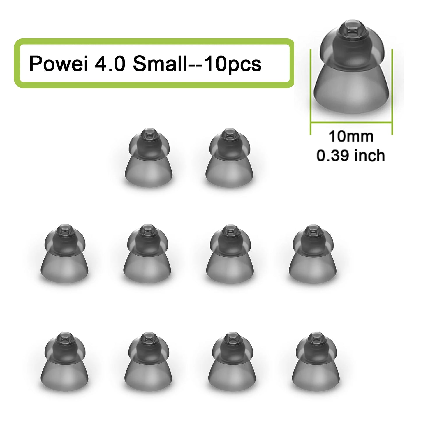 Hearing Aid Domes for Phonak Replacements,Phonak hearing aid 4.0 Domes 10pcs, Universal Domes for Phonak-Unitron RIC Hearing aid