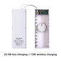 20*18650 Detachable Power Bank Case 22.5W PD QC3.0 Quick Wireless Charging DIY Shell With LED Lighting 18650 Battery Storage Box