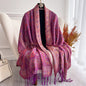 Luxury Winter Scarf Women Cashmere Warm Pashmina Brand Foulard Female Shawls Wraps Thick Soft Bufanda Poncho Scarves Stole 2025