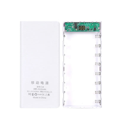 DIY 18650 Power Bank Case External 5V USB Type C Battery Charge Storage Box Shell Without Battery For iPhone Xiaomi Huawei