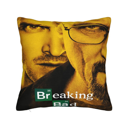 Saul Goodman Actor Square Pillow Case Breaking Bad Cushion Covers Customized Zippered Decorative Pillowcase for Sofa 40*40cm