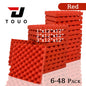 TOUO Acoustic Foam Fireproof Soundproofing Sponge 6/12/24/48 Pcs Egg Crate Soundproof Foam Studio Home Sound-absorbing