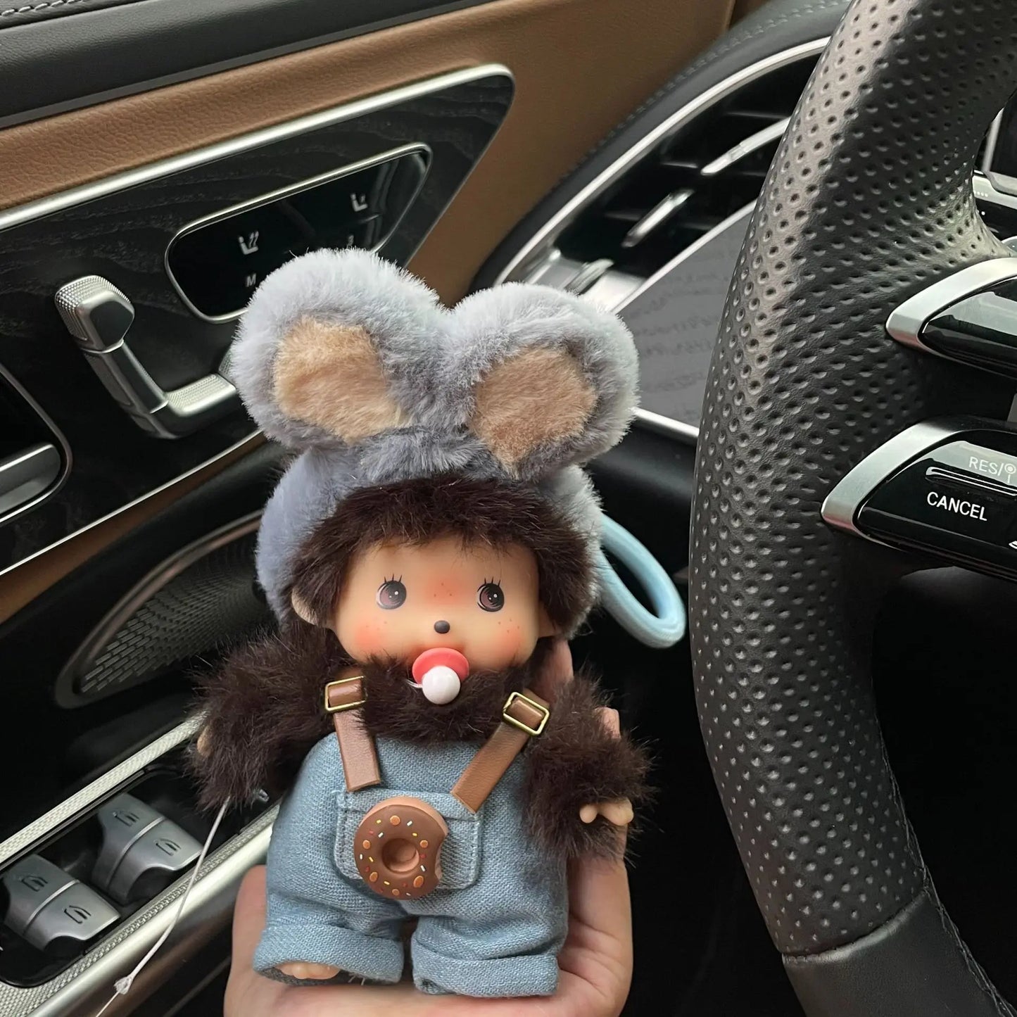 15cm Monchhichi Cute Little Monkey Diy Outfit Change Doll Multiple Styles Exquisite Backpack Pendant Keychain Toy Periphery Gift