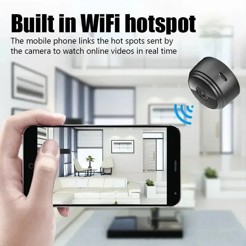 A9 Wireless WIFI Network HD 1080p Infrared Night Vision Camera for Home Outdoor Sports Surveillance Security