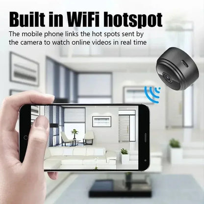 A9 Wireless WIFI Network HD 1080p Infrared Night Vision Camera for Home Outdoor Sports Surveillance Security