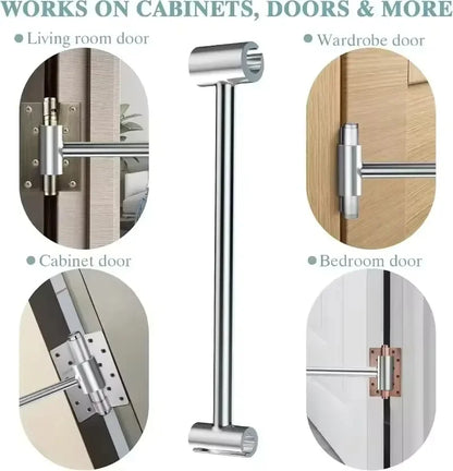 Double Head Door Hinge Repair Spanner Labor-Saving Wrenches Hinge Gaps Adjusting Wrench for Home Assembly Maintenance Hand Tools