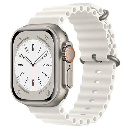Ocean Strap for apple watch Band 44mm 40mm 45mm 41mm 49mm 46mm silicone correas bracelet iWatch series 7 5 6 3 se 8 Ultra 2 9 10