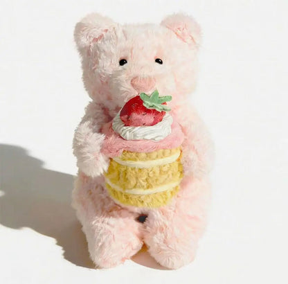 2026 New Spring Series Plush Toy Barcelona Bear Narcissus Aromatherapy Soothing Bonny Real Fur Series Bonny Bunny