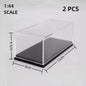 Scale 1/64 1/43 1/32 1/24 1/18 Clear Acrylic Display Box Case for Car Model Dust Cover Pre Made Box Diecast Professional Storage