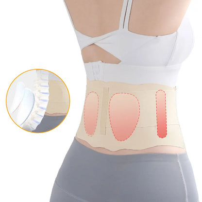 1pc New Thin Back Brace for Lower Back Pain Lumbar Support Belt for Men and Women, Waist Support for Lower Back Pain Relief