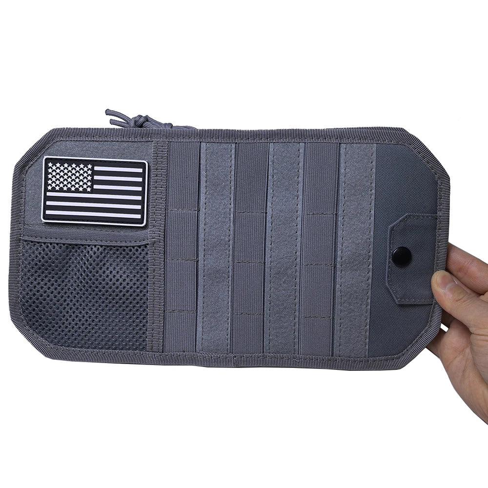 Car Sun Visor Organizer Universal Car Sunshade Storage Clip for Car Accessories Storage Holder Molle Hunting Gears Bag
