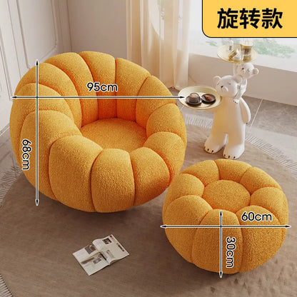 Lazy sofa single double pumpkin sofa reclining sleeping cloud swivel chair bedroom Internet celebrity sofa balcony sedentary