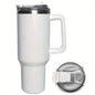 1200ML Stainless Steel Thermos Cup with Straw & Handle Ice Coffee Drink Vacuum Insulated Cup Car Travel Gym Outdoor Water Bottle