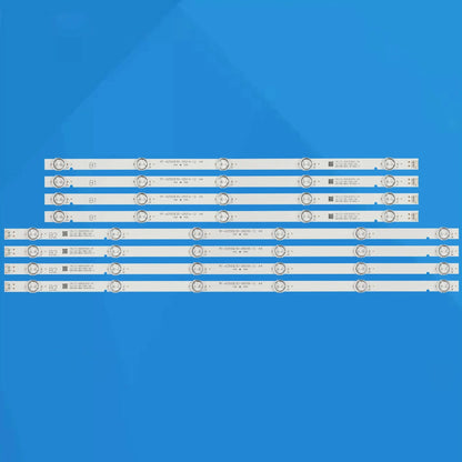 8pcs/set LED Backlight Strip For Philco PTV55U21 55UJ6300 55UJ6000 55UJ6200 55UJ620V 55LJ620V RF-AZ550E30-0601B-12 0501A A4