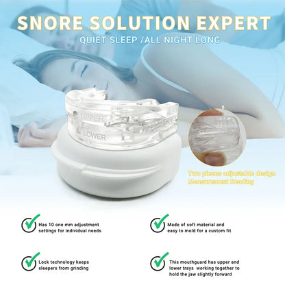 Anti Snoring Bruxism Mouth Guard Improve Sleeping Teeth Bruxism Sleeping Anti Snoring and Apnea Snoring Device To Stop Snoring