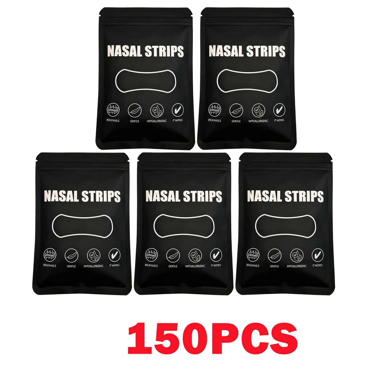 Sports Anti Snoring Nose Strips for Breathing Physical Expansion BreathableEnhanced  Nasal Patch Better Sleep Nasal Strips