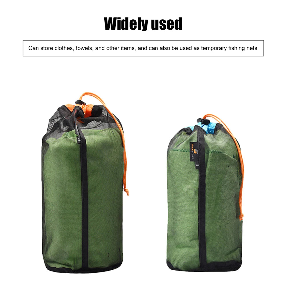 Compression Bag Portable Waterproof Drawstring Travel Sundry Bag Dustproof Space Saving Carry Pouch for Camping Travel Hiking