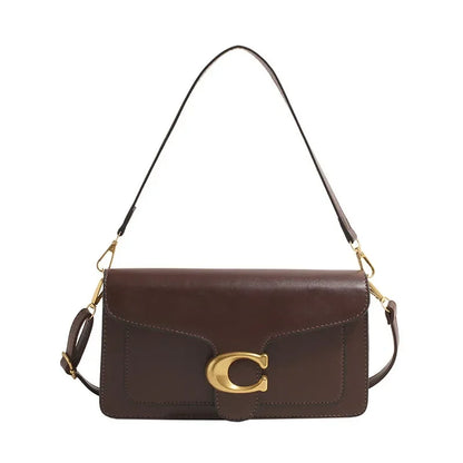 2026 New Niche Solid Color Small Square Bag Premium Texture Simple Versatile Multi-compartment Shoulder Crossbody Bag Fashion