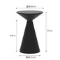Round Light Luxury Metal Coffee Table Living Room Furniture Sofa Side Tables A Few Balcony Tea Tables Bedroom Nightstand
