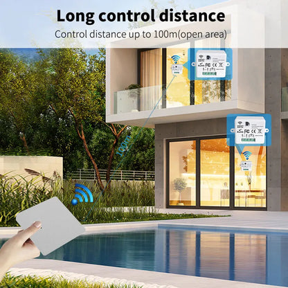 86 Wireless Smart RF 433Mhz 100-220V Wall Panel with Remote Control Mini Relay Receiver Home Led Light Lamp Switch
