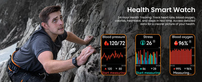 2025 KOSPET TANK X2 Rugged Smart Watch For Men 3D Curved Screen AMOLED AOD 5ATM IP69K Waterproof Bluetooth Call AI Assistant