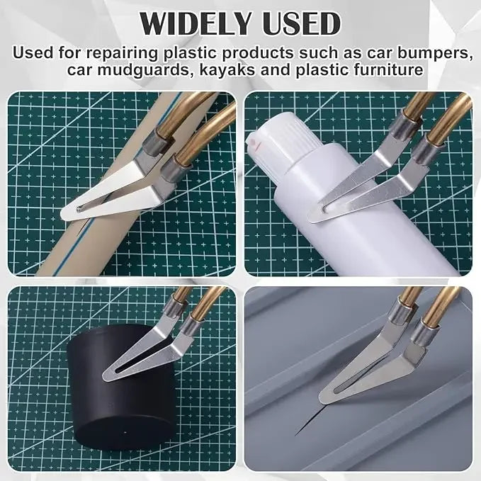 1-50Pcs Smooth Head Adjustable Soldering Repair Iron Plastic Smoothing Tip Head 45 Degree Elbow Welder Head for Welding Tools